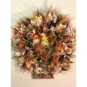 Fall/Autumn Welcome Wreath